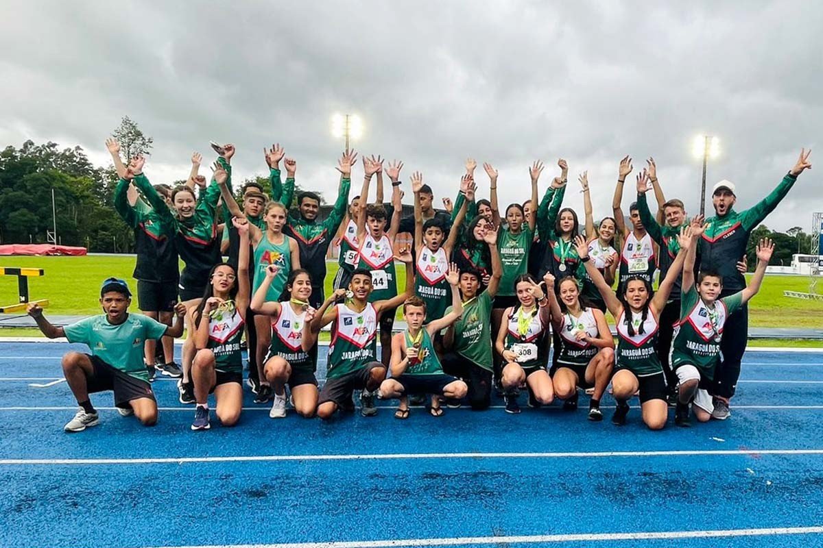 Atletismo: Jaraguá do Sul conquista 27 medalhas no Estadual