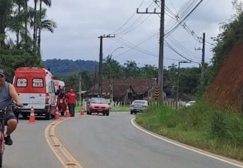 Motociclista morre em acidente no Bairro Santo Antonio em Jaraguá do Sul
