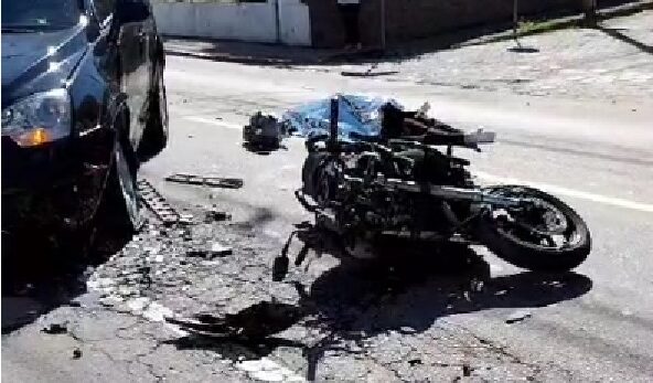 Motociclista morre em grave acidente em Jaraguá do Sul