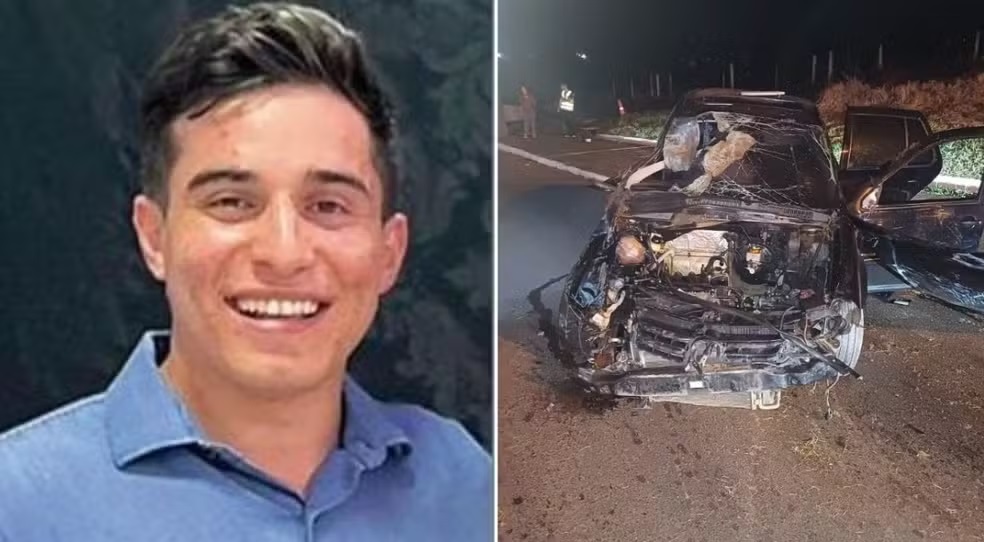 Jovem morre ao ser arremessado de carro durante acidente em SC