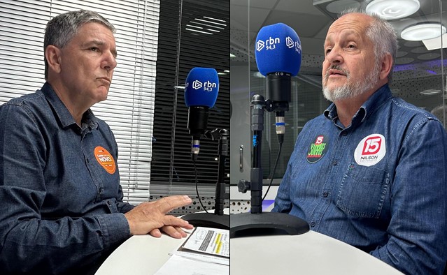 Guaramirim: Dois candidatos participaram do debate na RBN