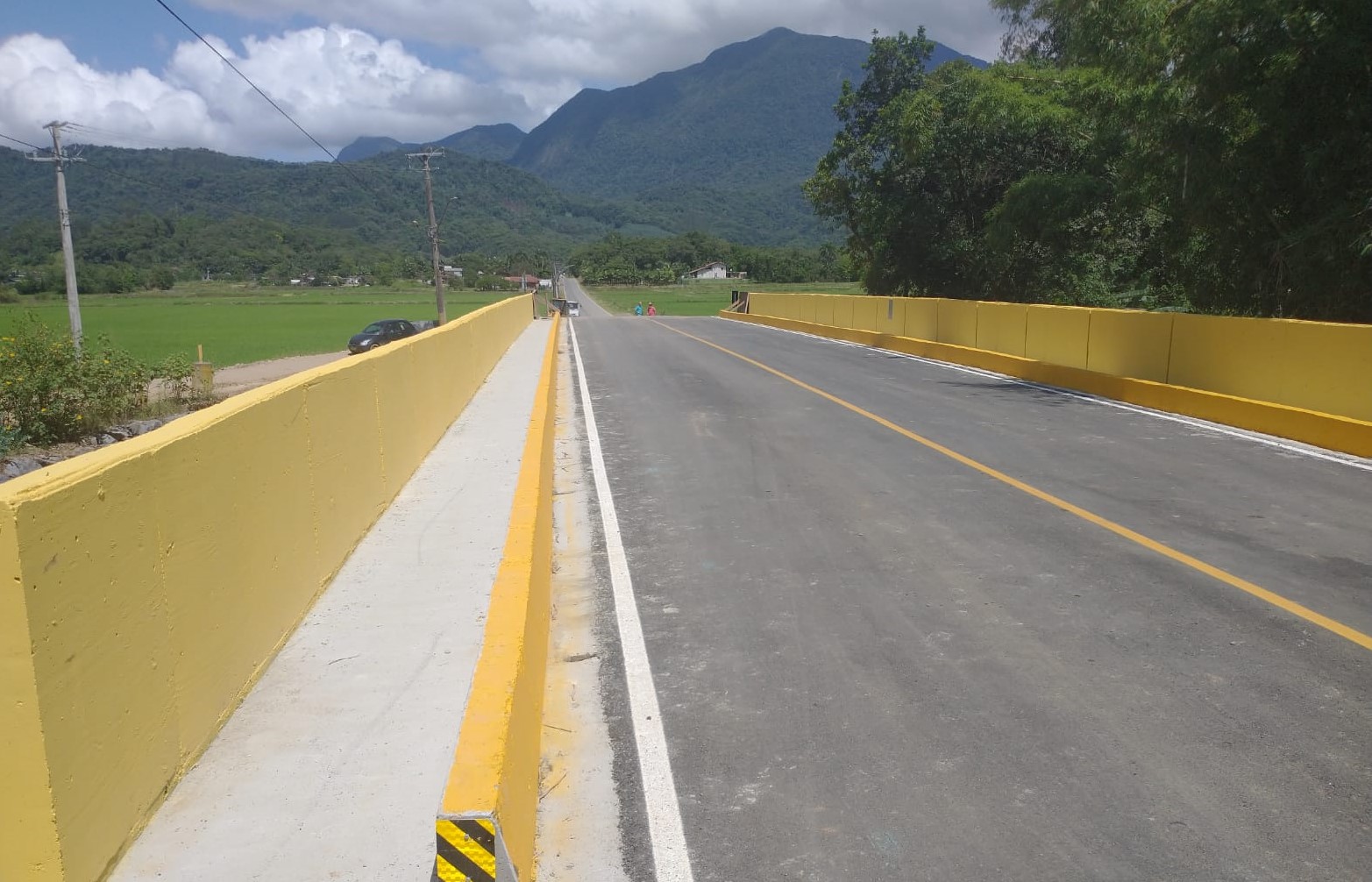 Ponte da Trindade está liberada para o tráfego de veículos