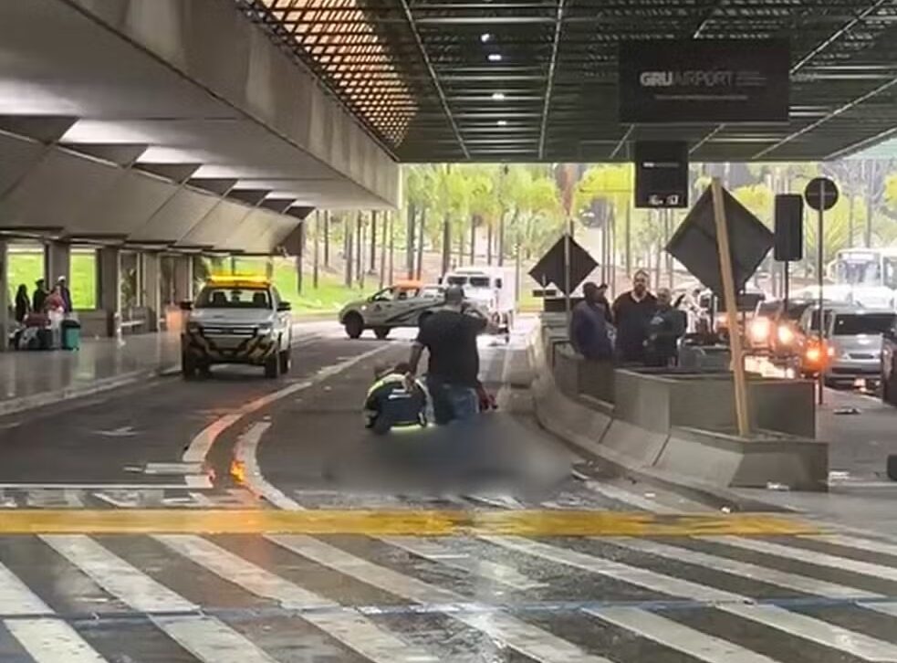 Tiroteio deixa homem morto e outros três feridos no Aeroporto Internacional de SP, em Guarulhos