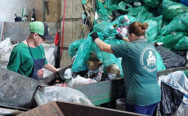 Quase dez toneladas de recicláveis foram recolhidos na Schützenfest