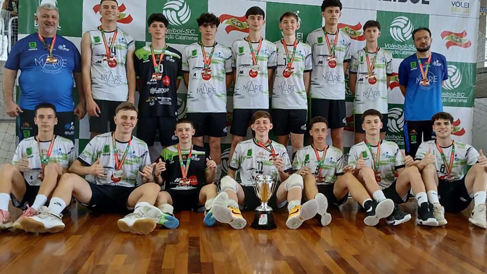 Vôlei: Jaraguá do Sul é vice-campeão do Estadual Sub-17