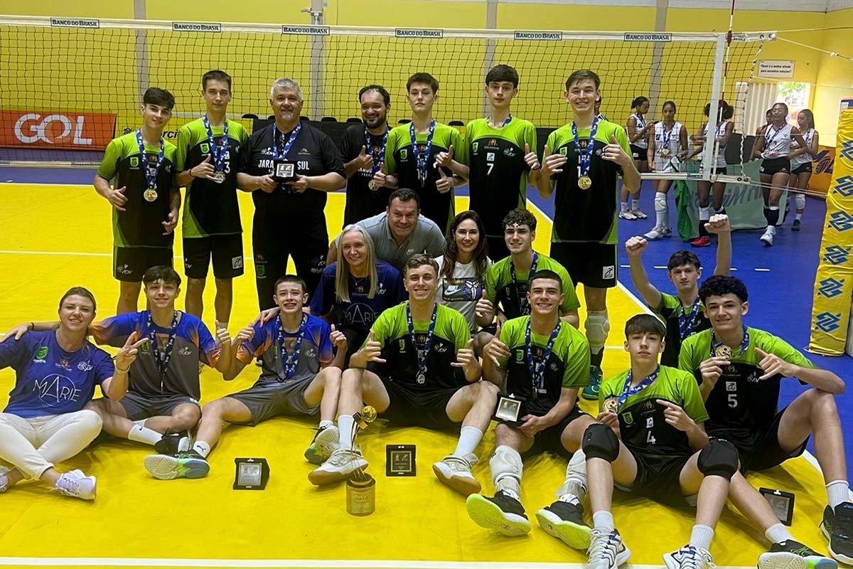 Vôlei: Jaraguá do Sul é campeão do Brasileiro Interclubes Sub-16