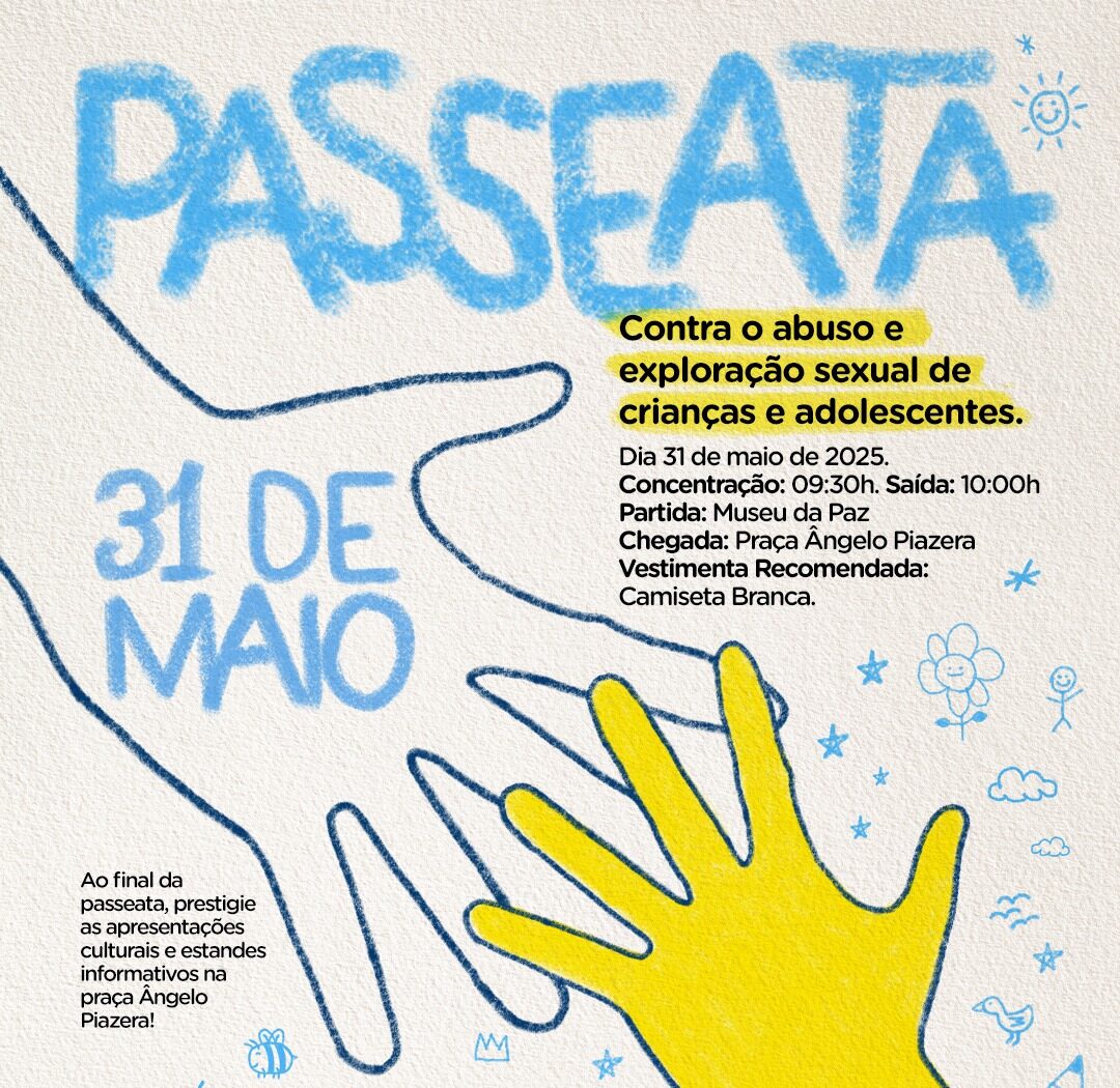 Passeata contra a exploração sexual infanto juvenil será neste sábado