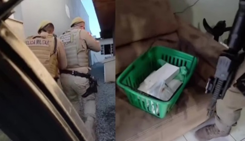 PM apreende mais de 4 quilos de maconha em Jaraguá do Sul