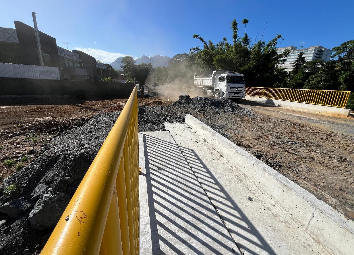 Quinto trecho da Rua 13 de Maio entra na etapa final de obras em Jaraguá do Sul