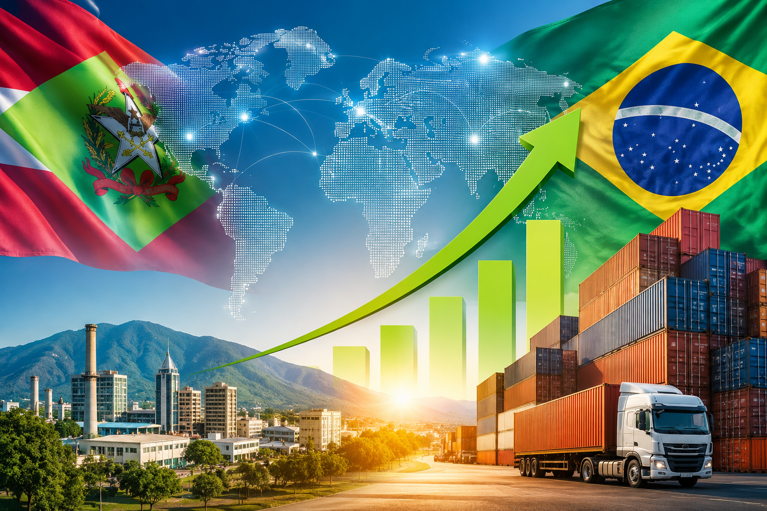 Jaraguá do Sul mantém força econômica e amplia destaque na balança comercial brasileira