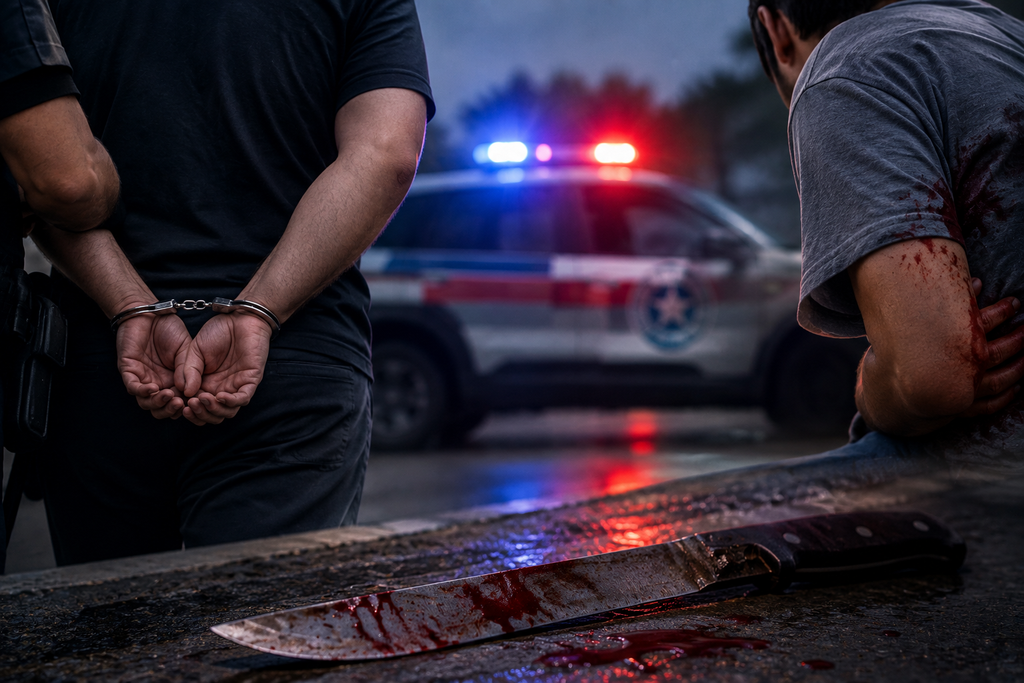 HOMEM COM MANDADO DE PRISÃO É FERIDO A GOLPES DE FACÃO EM GUARAMIRIM