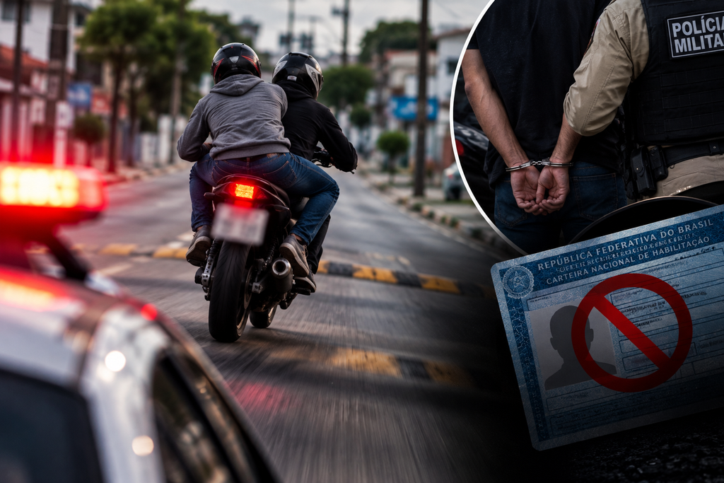 🚨 ALERTA-VIZINHO! Jovem sem CNH foge da PM em Schroeder