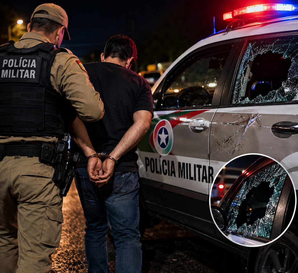 🚨 ALERTA-VIZINHO! Homem com mandado de prisão é detido em Guaramirim