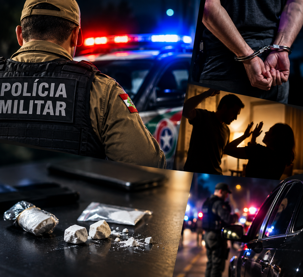 🚨 ALERTA-VIZINHO! PM atende ocorrências em Jaraguá do Sul