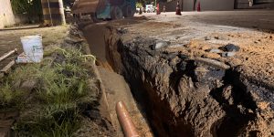 Samae realiza obras noturnas para reduzir impactos no trânsito de Jaraguá do Sul