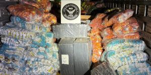 Polícia Federal apreende 1,2 tonelada de maconha em carga de salgadinhos