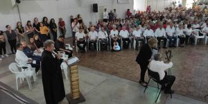 Celebração de Páscoa no Centro de Convivência