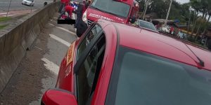 Pedestre morre atropelado por caminhão na BR-280, em Guaramirim