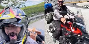 Catarinense que viajou o mundo em moto e tia morrem em acidente no Chile
