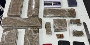 Quatro homens são presos com quase 5 quilos de maconha em Jaraguá do Sul