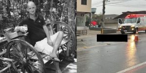 Sepultamento de motociclista será realizado nesta terça-feira em Jaraguá do Sul