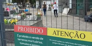 Finados: a partir de hoje, apenas limpezas leves nos túmulos e jazigos