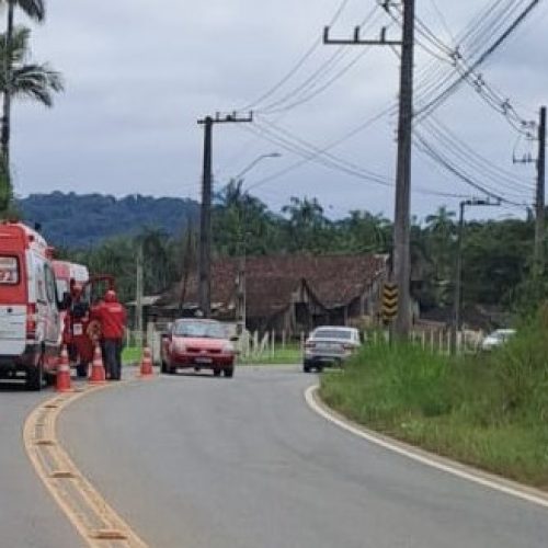 Motociclista morre em acidente no Bairro Santo Antonio em Jaraguá do Sul