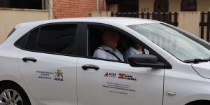Dr. Vicente entrega veículo à AMA de Jaraguá do Sul