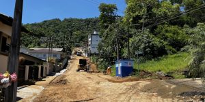 Prosseguem trabalhos de recuperação dos estragos causados por enxurrada em Jaraguá