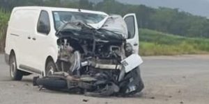 Motociclista morre após grave acidente na SC-108, entre Massaranduba e Guaramirim