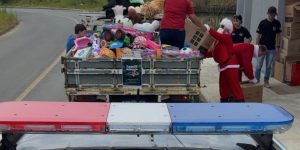 Polícia Civil encerra Natal Solidário com doações para comunidades de Jaraguá do Sul e região.