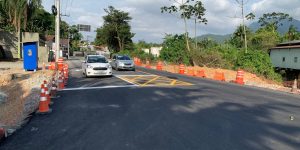 Liberada a passagem de veículos na rua João Januário Ayroso, em Jaraguá do Sul