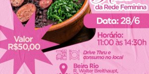 Rede Feminina de Combate ao Câncer realizará a 4° Edição da Feijoada Rosa