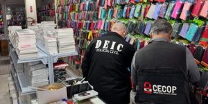 Pirataria: Polícia apreende produtos em Jaraguá e mais 15 cidades