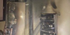 Incêndio atinge quitinete em Guaramirim