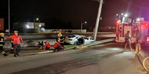 Acidente provoca apagão de energia e falta de água em Guaramirim