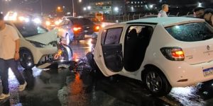 Fim de semana: Vários acidentes e nova colisão frontal do Viaduto do Mannes