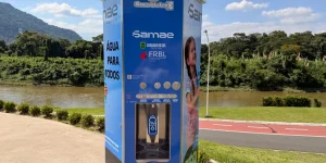 Samae inicia instalação de totens de água potável em Jaraguá do Sul