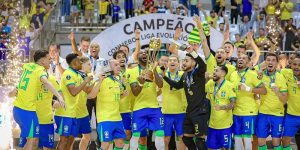 Brasil é campeão da Liga Evolução de Futsal em Jaraguá do Sul