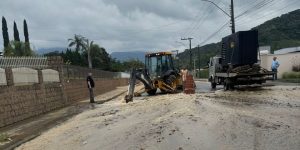 Rompimento de tubulação deixa bairros de Schroeder sem água hoje