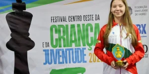 Jovem jaraguaense é a mais nova Mestra Nacional Feminina de Xadrez