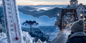 Frio perde força e Santa Catarina volta a ter risco de temporais a partir de quinta-feira