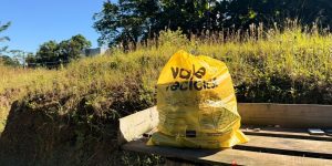 Embalagens amarelas do Vale Reciclar voltam a ser distribuídas em Guaramirim