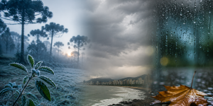 Frio continua em Santa Catarina e chuva volta a ganhar força no fim de semana