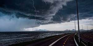 Quarta-feira terá chuva e temporais isolados em Santa Catarina