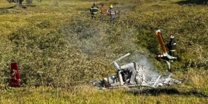 Helicóptero que caiu em Pomerode já havia se envolvido em outro acidente aéreo na Bahia