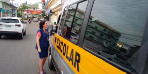 Proposta prevê vagas exclusivas para transporte escolar em frente às escolas de Jaraguá do Sul
