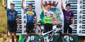 Jaraguá do Sul conquista ouro e prata no Catarinense de Mountain Bike e mantém liderança do ranking estadual