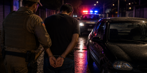 Homem é preso por receptação após ser encontrado com carro furtado em Jaraguá do Sul