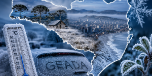 Frente fria mantém tempo instável em Santa Catarina e nova mudança no clima está prevista para o fim da semana